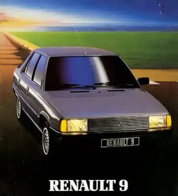 Renault 9 Prospekt ca. 1982
