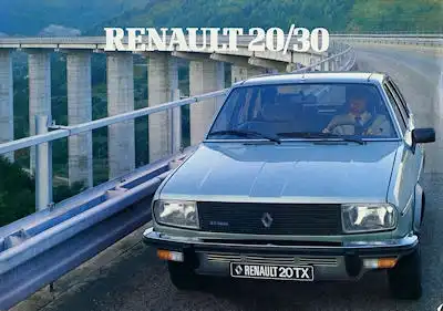 Renault 20 / 30 Prospekt ca. 1981