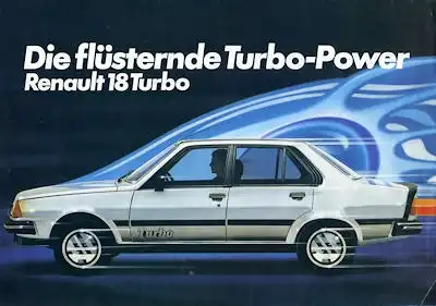 Renault 18 Turbo Prospekt 1981
