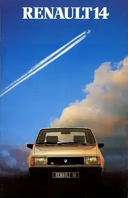 Renault 14 Prospekt ca. 1981