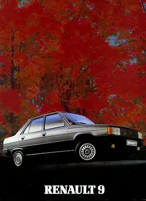 Renault 9 Prospekt ca. 1983