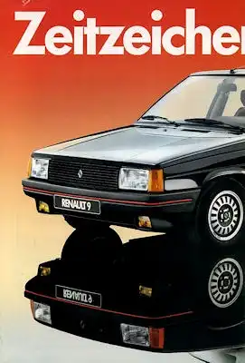 Renault 9 Preisausschreiben-Prospekt ca. 1983