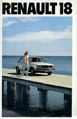 Renault 18 Prospekt ca. 1979