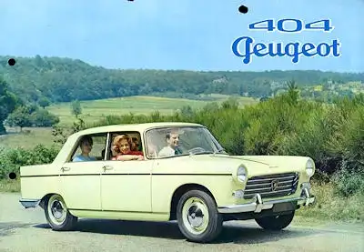 Peugeot 404 Prospekt 1960