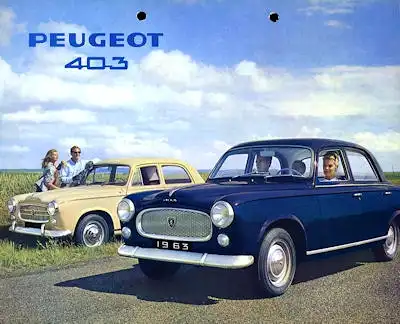 Peugeot 403 Prospekt 1963