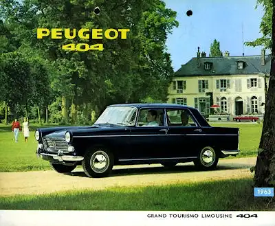 Peugeot 404 Prospekt 1963