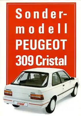Peugeot 309 Cristal Prospekt 1989