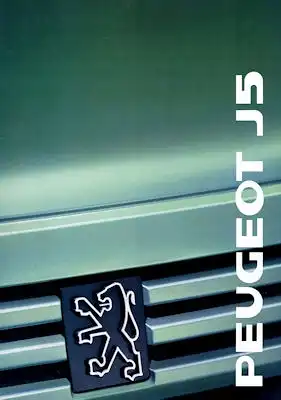 Peugeot J 5 Prospekt 1989