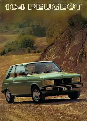 Peugeot 104 Prospekt 1977