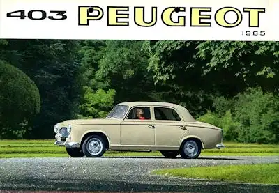 Peugeot 403 Prospekt 1965