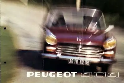 Peugeot 404 Prospekt 1973