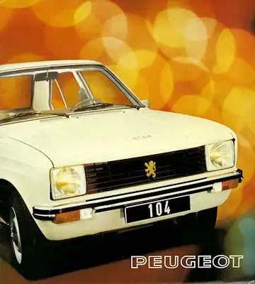 Peugeot 104 L / GL Prospekt 1975
