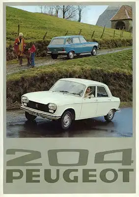 Peugeot 204 Prospekt 1976