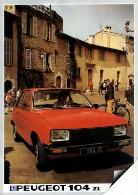 Peugeot 104 ZL Prospekt 1983