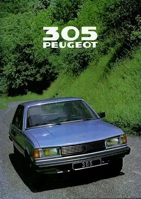 Peugeot 305 Prospekt 1979