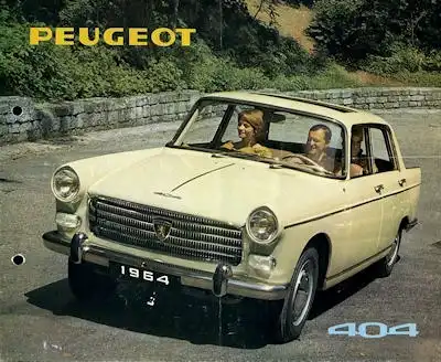 Peugeot 404 Prospekt 1964