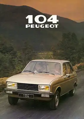 Peugeot 104 Prospekt 1979