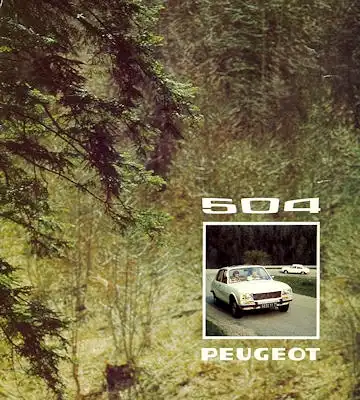 Peugeot 504 Prospekt 1974 f