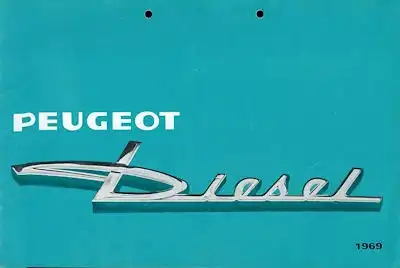 Peugeot Diesel Programm 1969