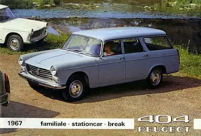 Peugeot 404 Kombi Prospekt 1967 nl