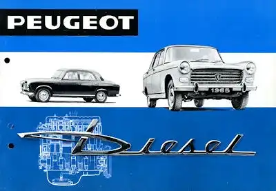 Peugeot 404 Diesel Prospekt 4.1967