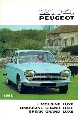Peugeot 204 Prospekt 1968