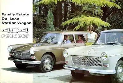 Peugeot 404 Station Wagon (Kombi) Prospekt 1966 e