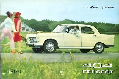 Peugeot 404 Prospekt 1966 nl