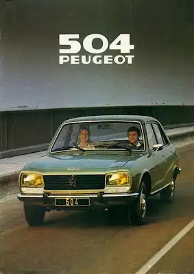 Peugeot 504 Prospekt 1979