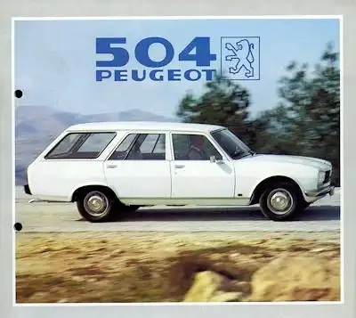 Peugeot 504 Prospekt 1982