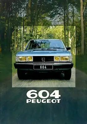 Peugeot 604 Prospekt 1980