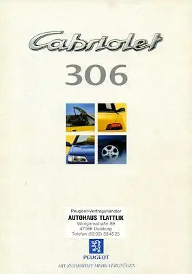 Peugeot 306 Cabriolet Prospekt 7.1996