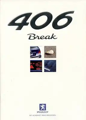 Peugeot 406 Break Prospekt 4.1999