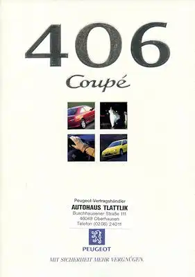 Peugeot 406 Coupé Prospekt 11.1997