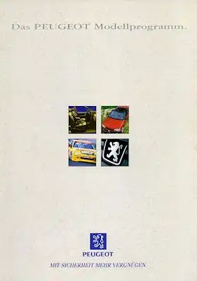 Peugeot Programm 1997 IAA 96