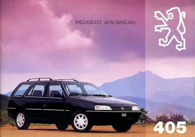 Peugeot 405 Break Prospekt 7.1993
