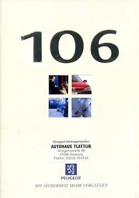 Peugeot 106 Prospekt 4.1996