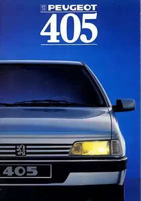Peugeot 405 Prospekt 1988