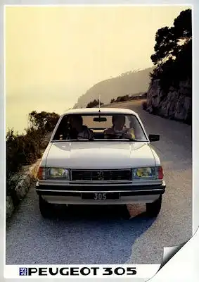 Peugeot 305 Prospekt 1983