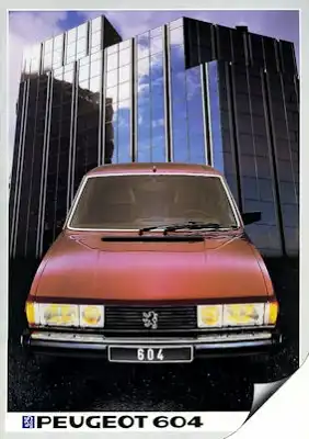 Peugeot 604 Prospekt 1983