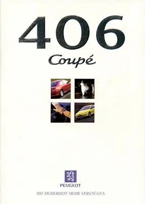 Peugeot 406 Coupé Prospekt 7.1998