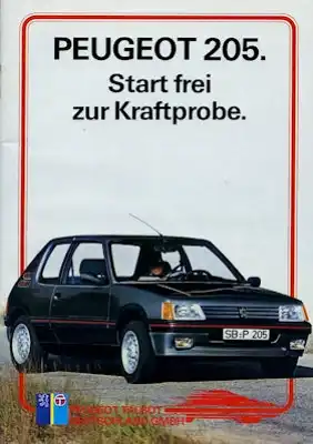 Peugeot 205 Prospekt 1983