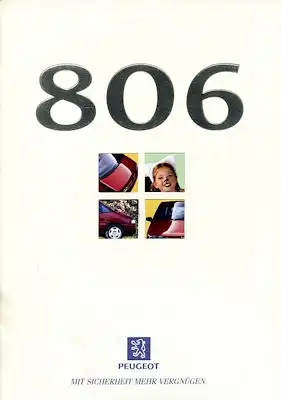 Peugeot 806 Prospekt 9.1996