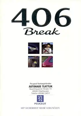 Peugeot 406 Break Prospekt 10.1997