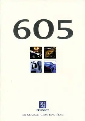 Peugeot 605 Prospekt 7.1996