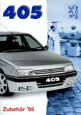 Peugeot 405 Zubehör Prospekt 1.1995