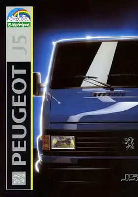 Peugeot J 5 Electrique Prospekt 1992