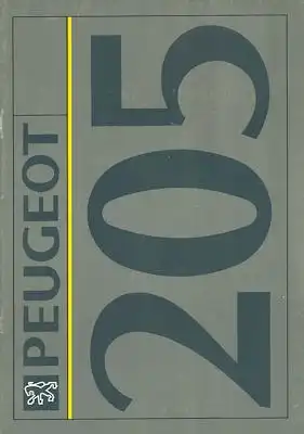 Peugeot 205 Prospekt 7.1991