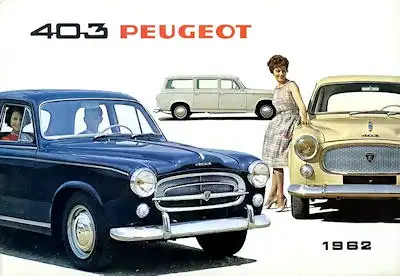 Peugeot 403 Prospekt 1962