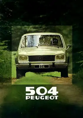 Peugeot 504 Prospekt 1980